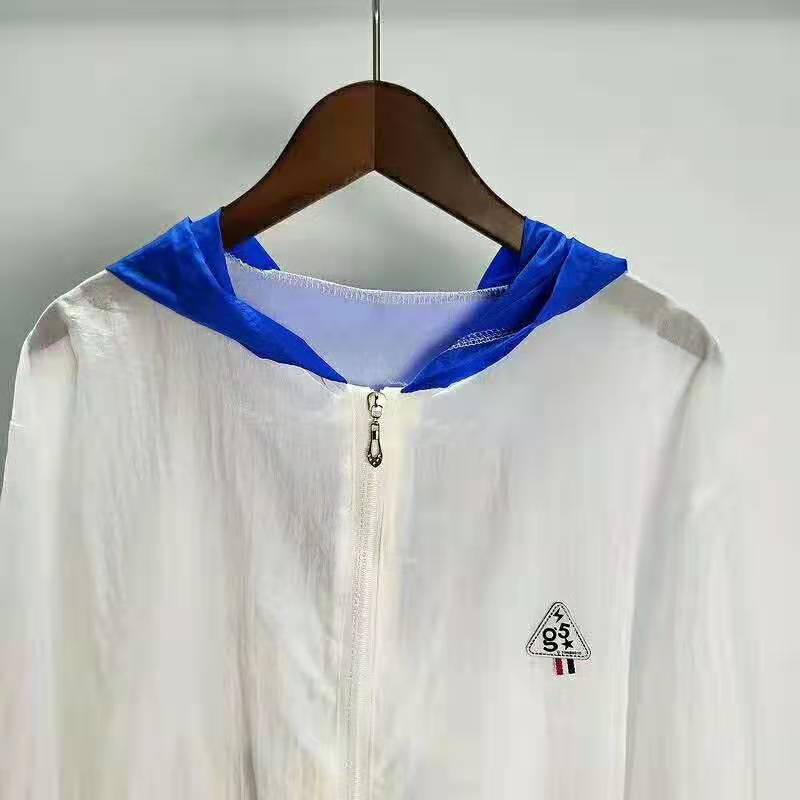 New summer women's sun-protective clothing, UV-resistant Korean-style striped jacket, hooded short sun-protective coat Application Scenario