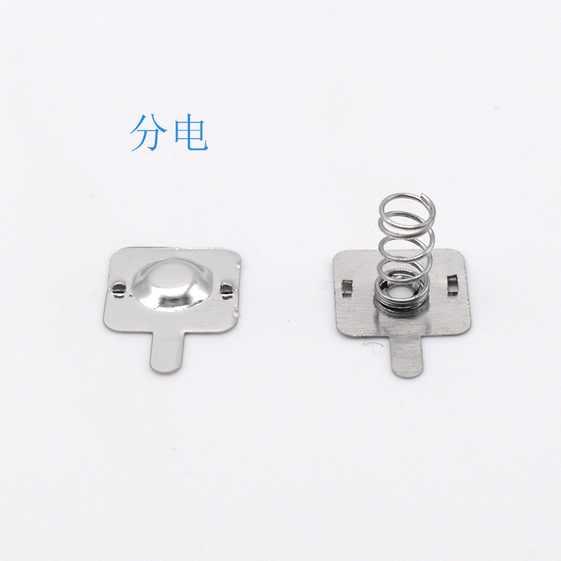 Customized 1.3*1.3 AAA battery cells, battery springs, positive and negative contact spring pieces are available in stock details Picture