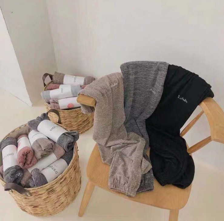 Fairy homebody, lazy person's home pants, loose and versatile, tapered casual pants, tight-fitting leggings, women's outerwear, lazy Specification image