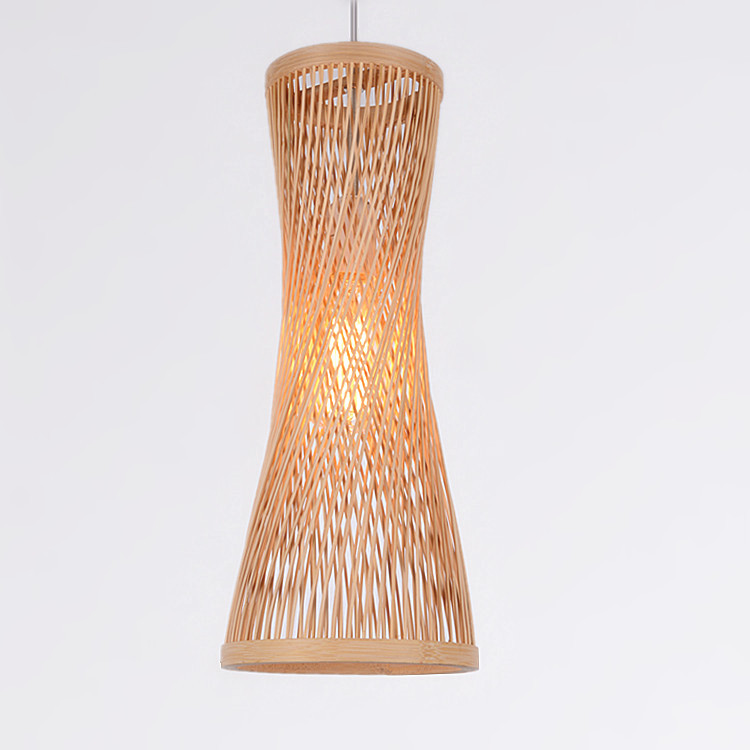 Southeast Asia bamboo art chandelier restaurant cafe Teahouse bamboo chandelier hotel project hand-woven LED lighting