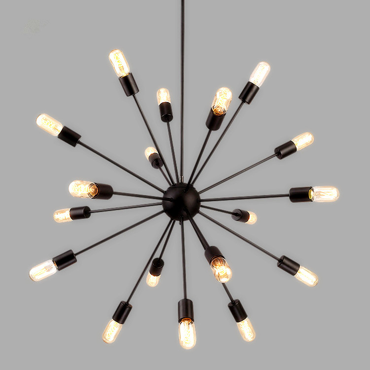 Nordic satellite lamp creative Nordic tie Yi lamp personality study lamp details Picture
