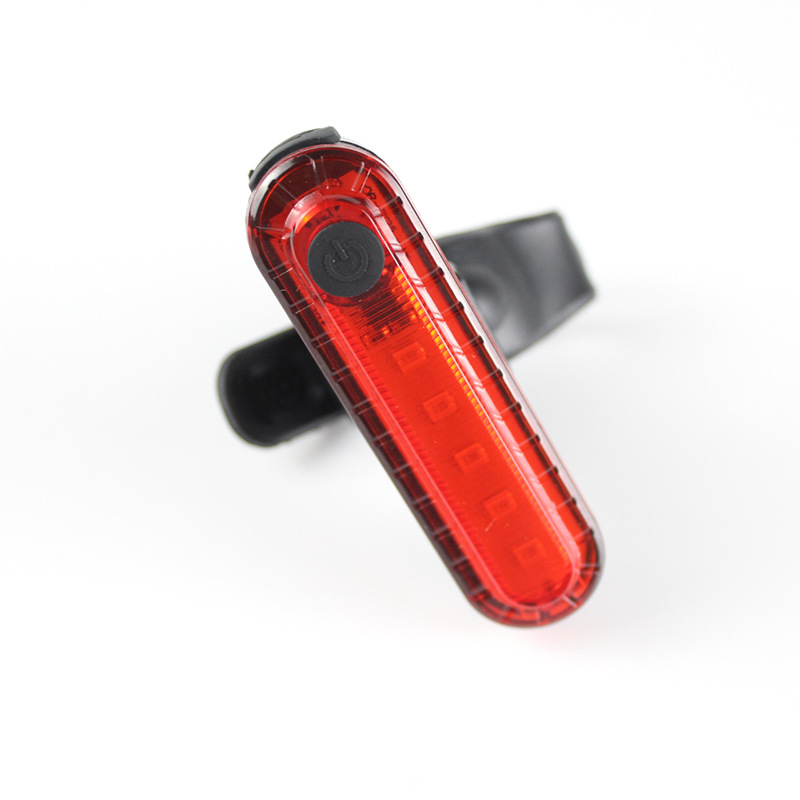 自行车尾灯山地车安全警示灯USB充电防水爆细节图