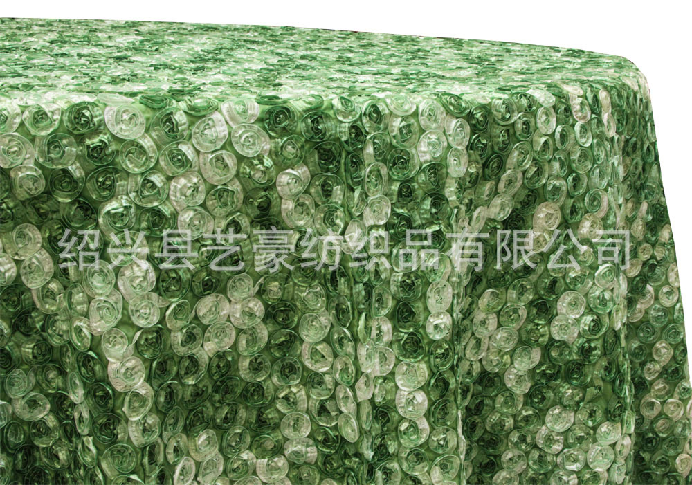 Premium recommendation: Hotel wedding banquet High-end quality tablecloths, plate embroidery, fashionable tablecloths Specification image