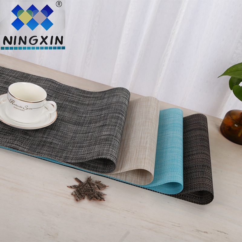 Modern, simple and versatile solid and two-color classic Western placemats, table flags, 30*135CM cover towels and tablecloths wholesale