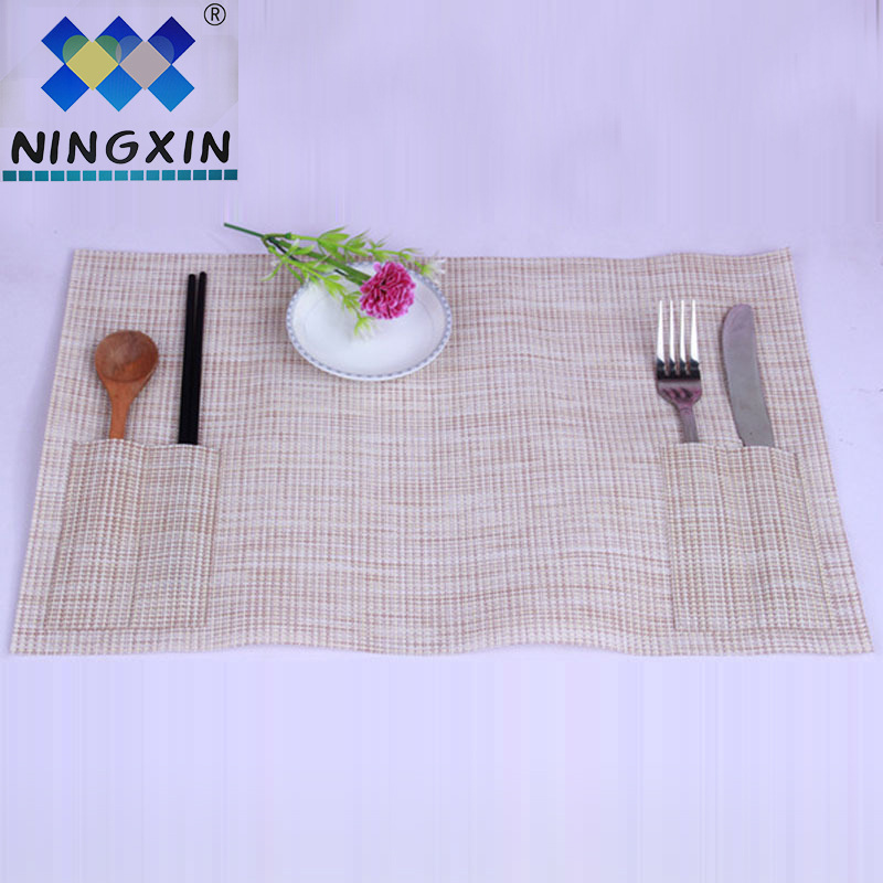 30*45cm eco-friendly pvc Western placemats, hotel Western placemats, new woven table MATS, quick-drying after washing Application Scenario
