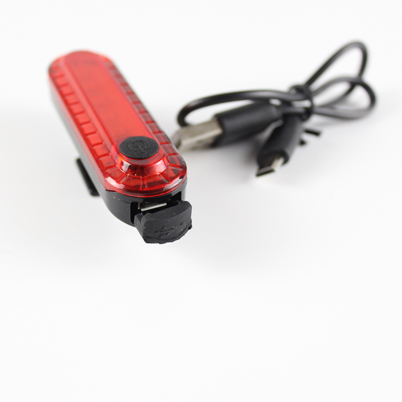 自行车尾灯山地车安全警示灯USB充电防水爆产品图
