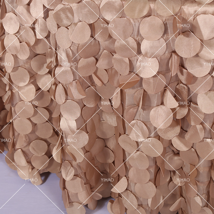 Fashionable and exquisite chameleon tablecloth 3D round tablecloth for wedding, hotel, party and banquet decoration tablecloth and tablecloth Specification image