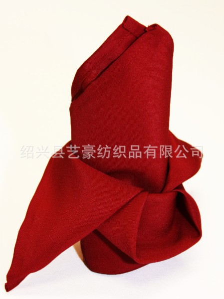 精品推荐中餐厅时尚酒店涤纶餐巾餐垫 婚庆餐布茶巾盖布