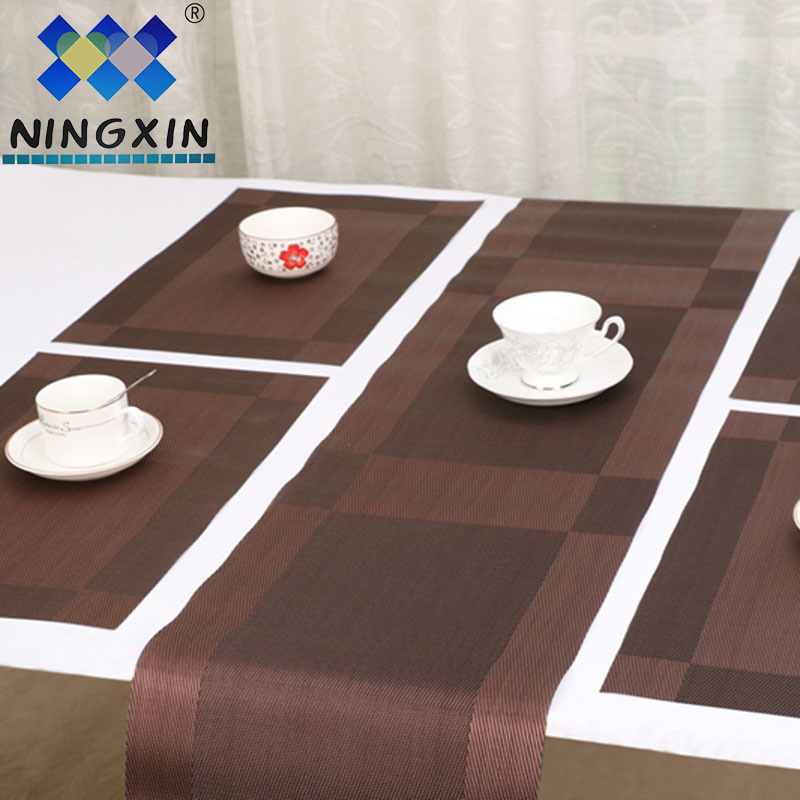 Single-frame table flag 30*135CM single-frame Western placemat hotel anti-slip and wear-resistant table flag placemat Specification image