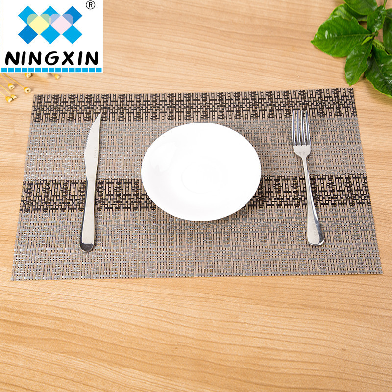 30*45cm eco-friendly pvc Western placemats, hotel Western placemats, new woven table MATS, quick-drying after washing