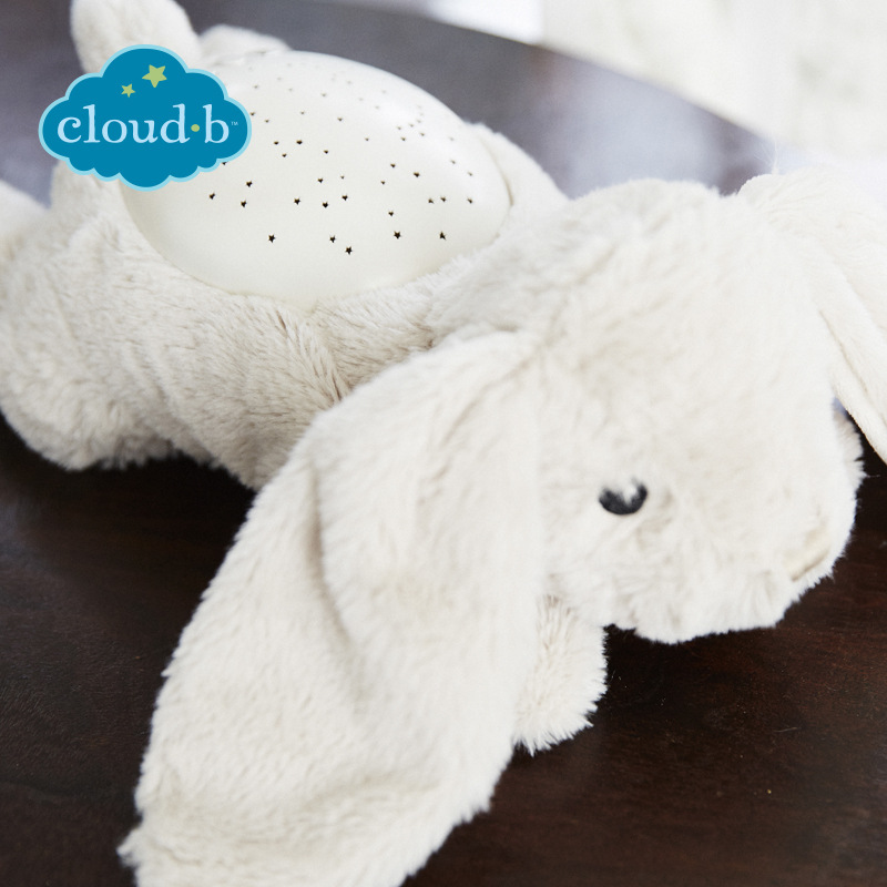 CloudB星空兔子投影灯宝宝睡眠安抚发光毛绒玩具婴儿哄睡产品图
