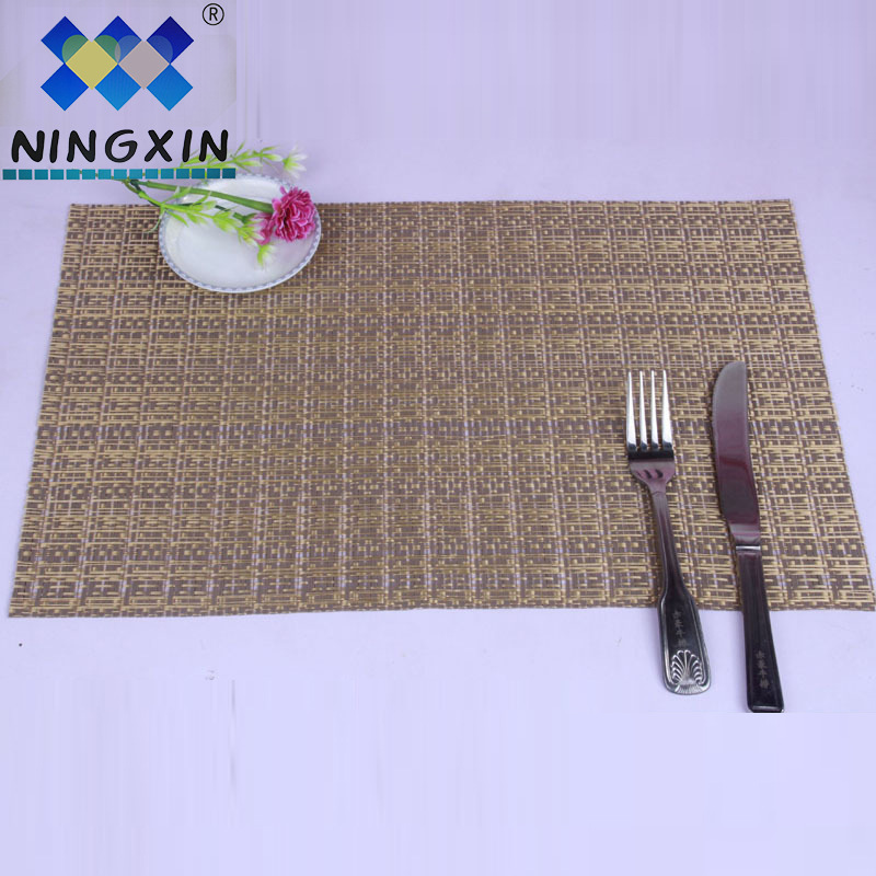 30*45cm eco-friendly pvc Western placemats, hotel Western placemats, new woven table MATS, quick-drying after washing details Picture