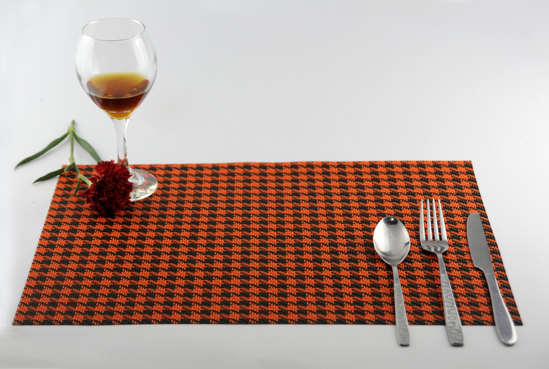 Manufacturer's eco-friendly PVC Qian Niao Ge hotel Classic Western placemats 30*45cm coaster placemats Specification image