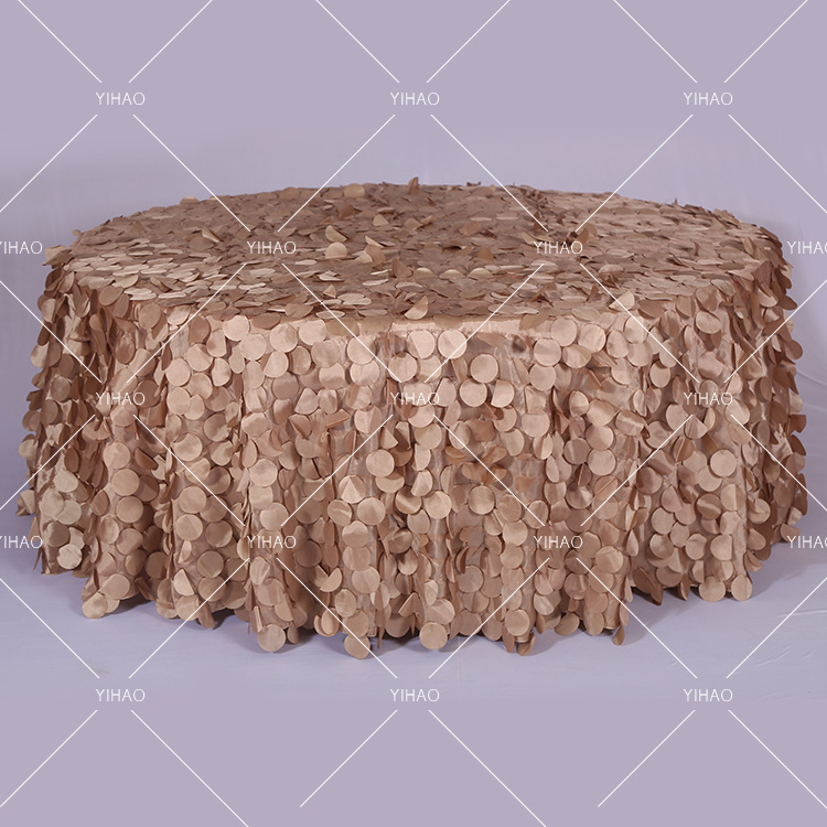 Fashionable and exquisite chameleon tablecloth 3D round tablecloth for wedding, hotel, party and banquet decoration tablecloth and tablecloth