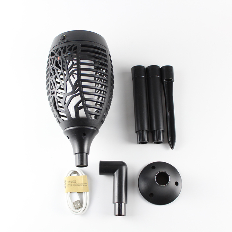 Solar energy flame lamp simulation torch lamp outdoor garden lawn lamp