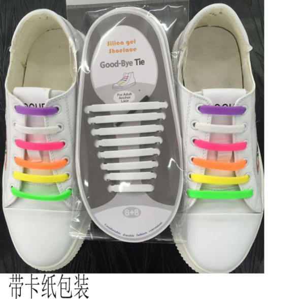 Silicone shoelaces creative bestsellers for children, no-tie sports and casual, colorful no-tie lazy shoelaces exclusively available on AliExpress Specification image