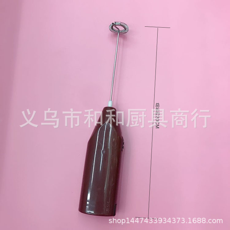 电动打蛋器打奶泡器不锈钢打奶器家用花式咖啡牛奶搅拌器产品图