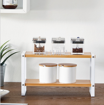 Wrought iron layered shelving Condiments Condiment storage cabinets
