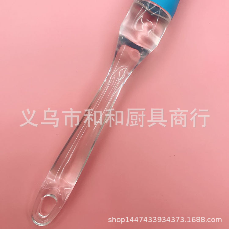 Food-grade colored high-temperature resistant transparent handle silicone brush, silicone round head brush, cream brush Application Scenario