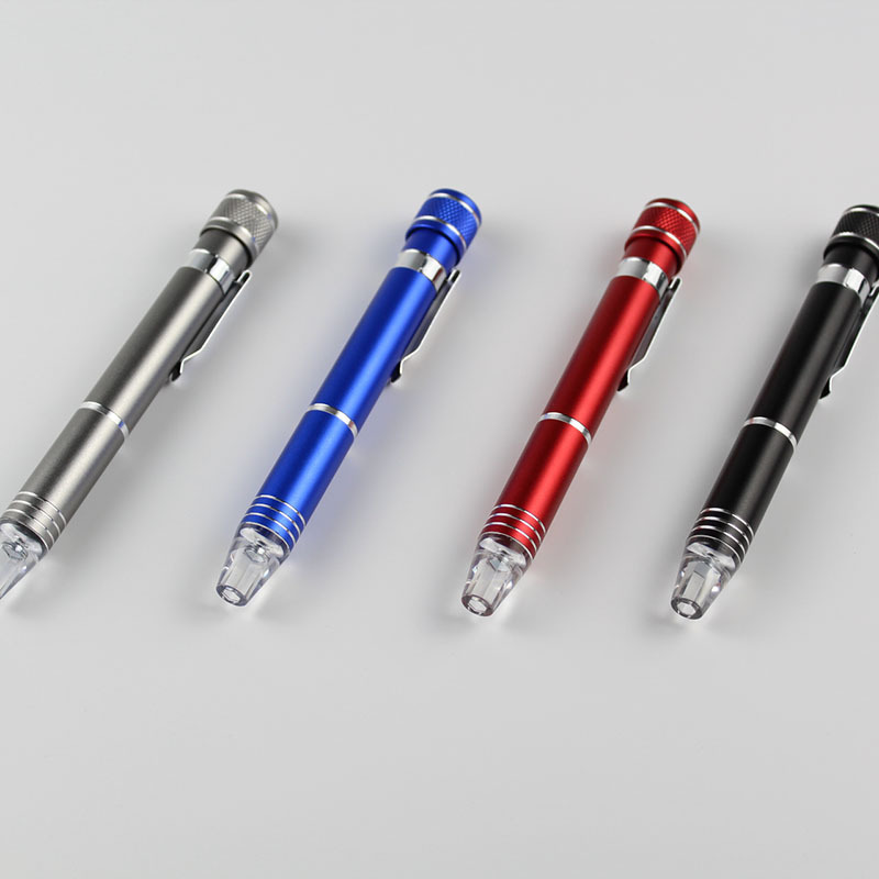 Led tool pen lamp multifunctional aluminum alloy screw pen 6 Screw head repair pen hardware tools