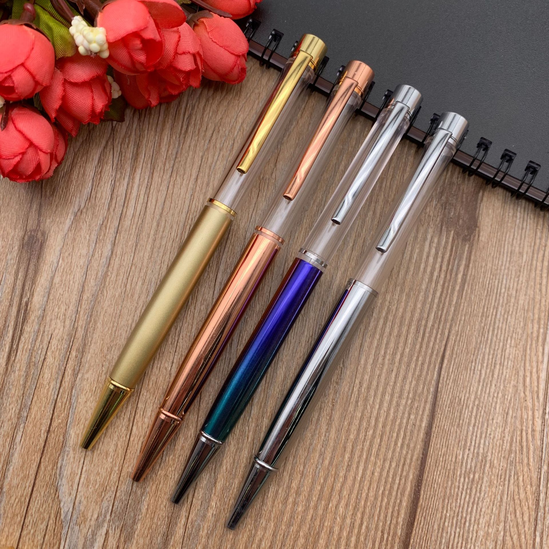 New oil pen, Japanese air tube pen, Korean air tube pen, handcrafted pen, DIY diamond pen, crystal pen details Picture
