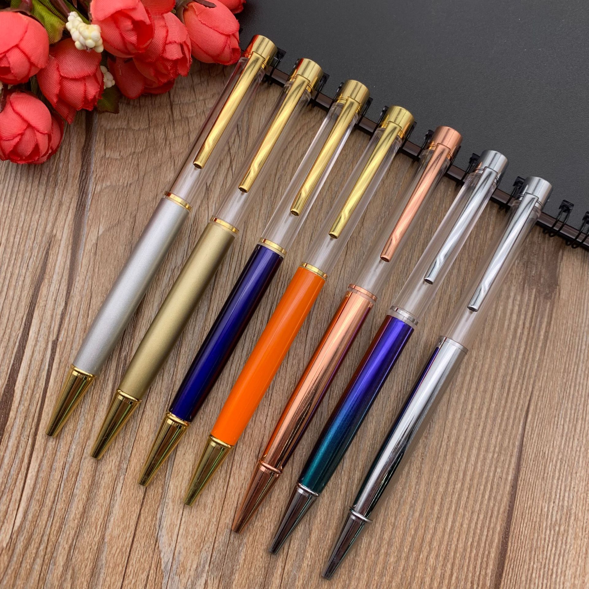 New oil pen, Japanese air tube pen, Korean air tube pen, handcrafted pen, DIY diamond pen, crystal pen