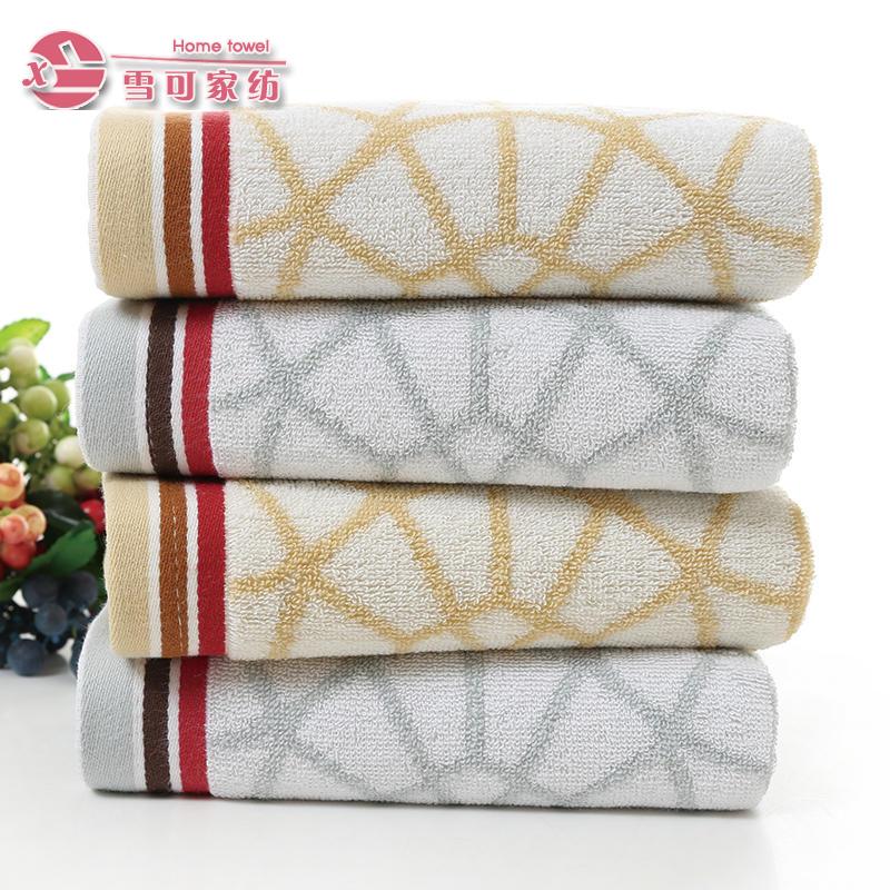 New all-cotton men's football-patterned towel gift face towel