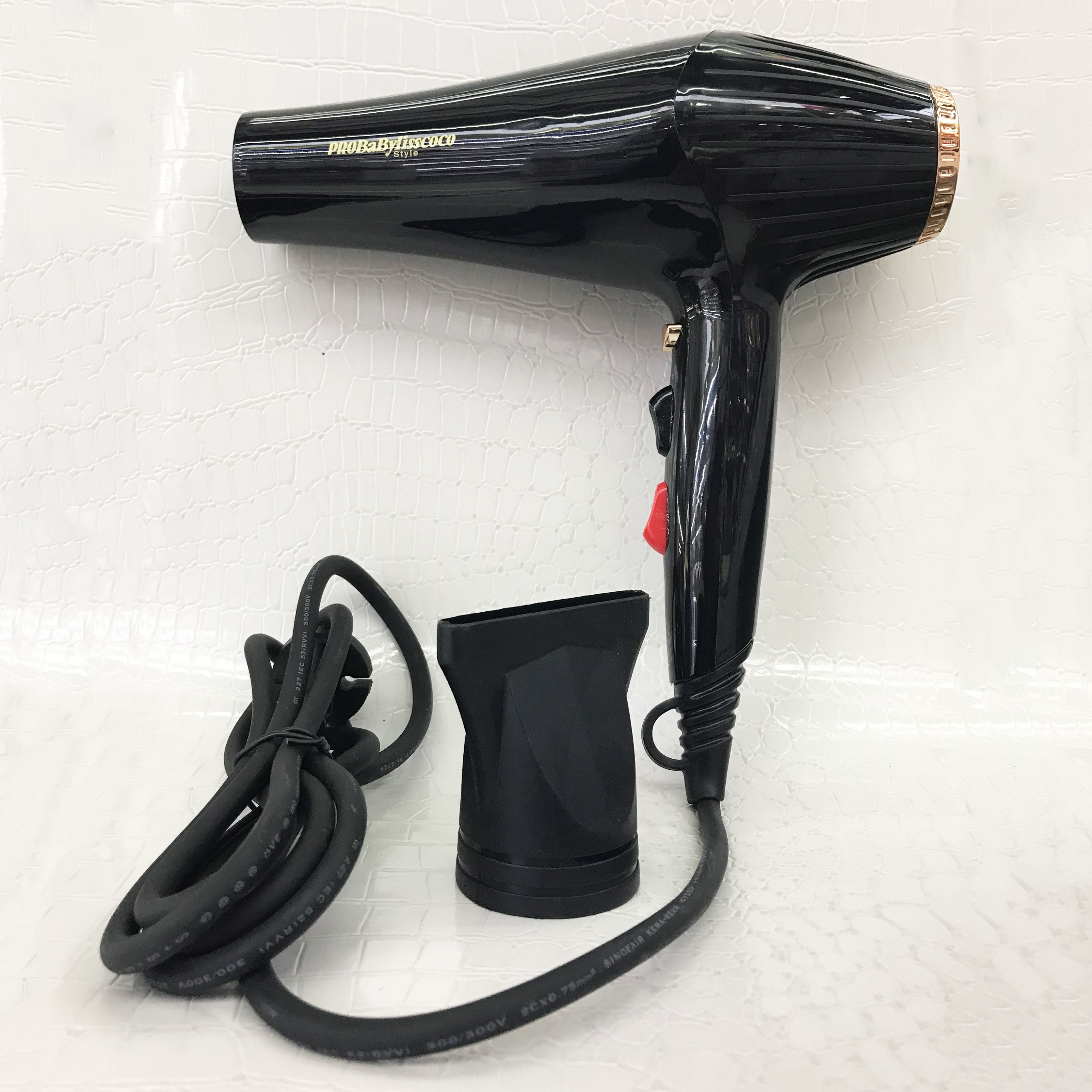 مجفف شعر كهربائية ذات قدرة عالية تعمل بالمجفف الأيوني البارد، 8864. Specification image
