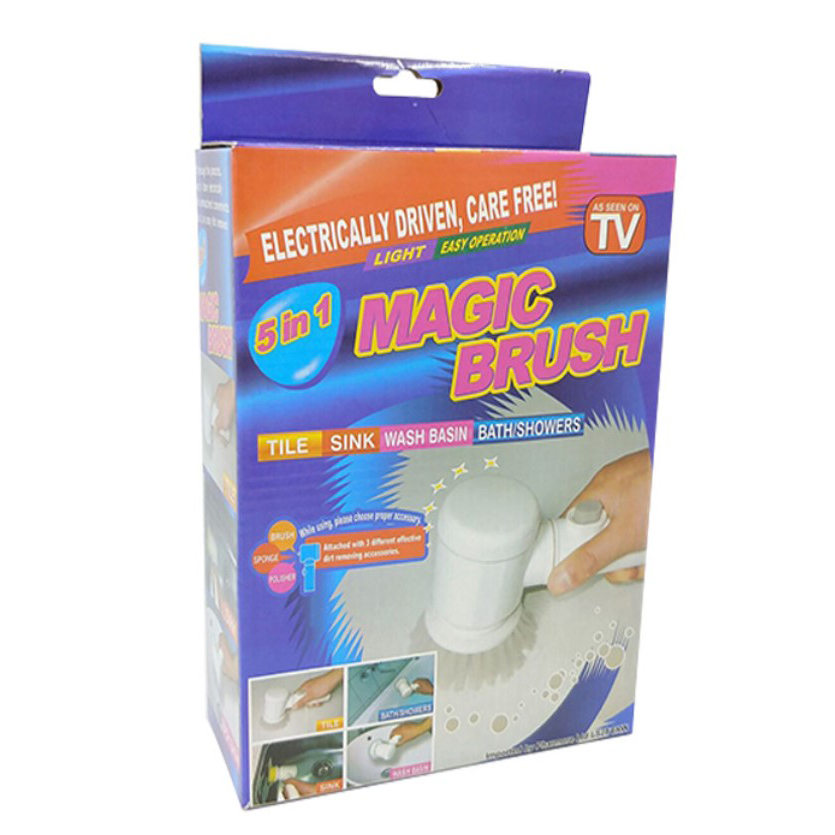 TV 爆款magic brush 电动清洁刷 电动浴盆刷 浴缸刷