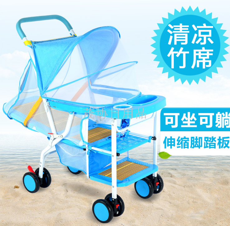 夏季婴儿手推车轻便0/1-3岁小孩竹编儿童车仅供外贸外销仅供外贸外销仅供外贸外销