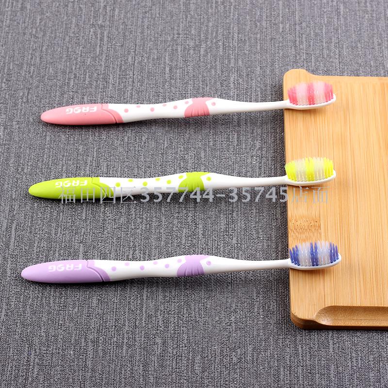 青蛙182B 软毛细毛成人牙刷 单只装 一箱144支产品图