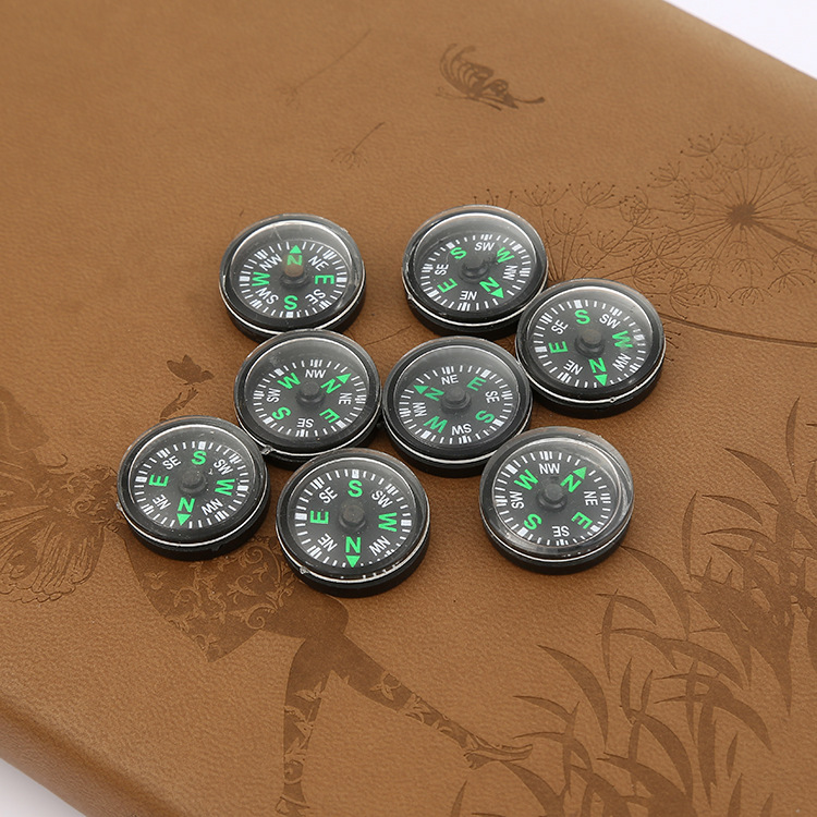 厂价专业供应 20MM 塑料帽指南针, 箱包配件礼品微型指南针细节图