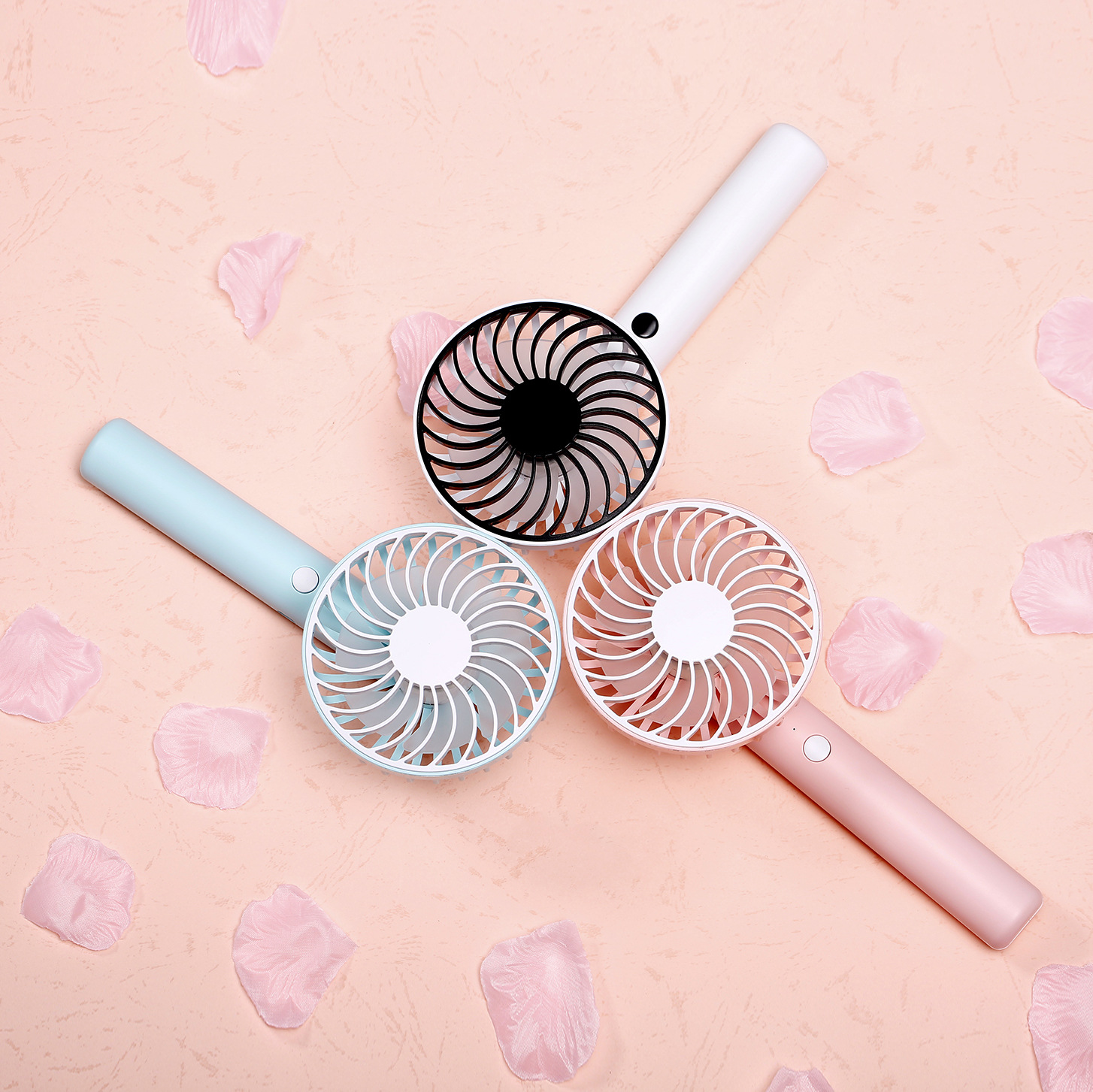 usb Mini Handheld 180-degree fan New Rotating fan Summer charging Student desktop small electric fan