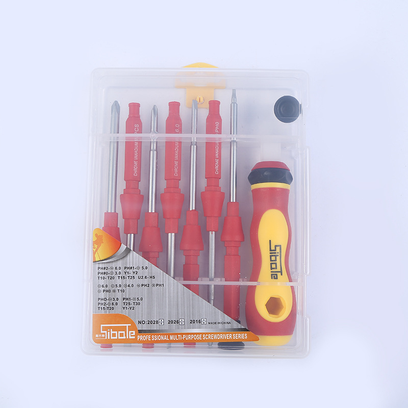 2026B Box Cross One Word Dual Screwdriver Set 2018 New Multi-Function Manual Screwdriver Wholesale details Picture