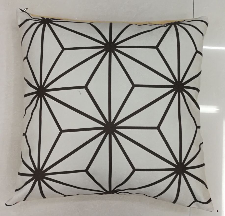 Nordic simple and fashionable geometric shape sofa, car throw pillow and cushion cover details Picture