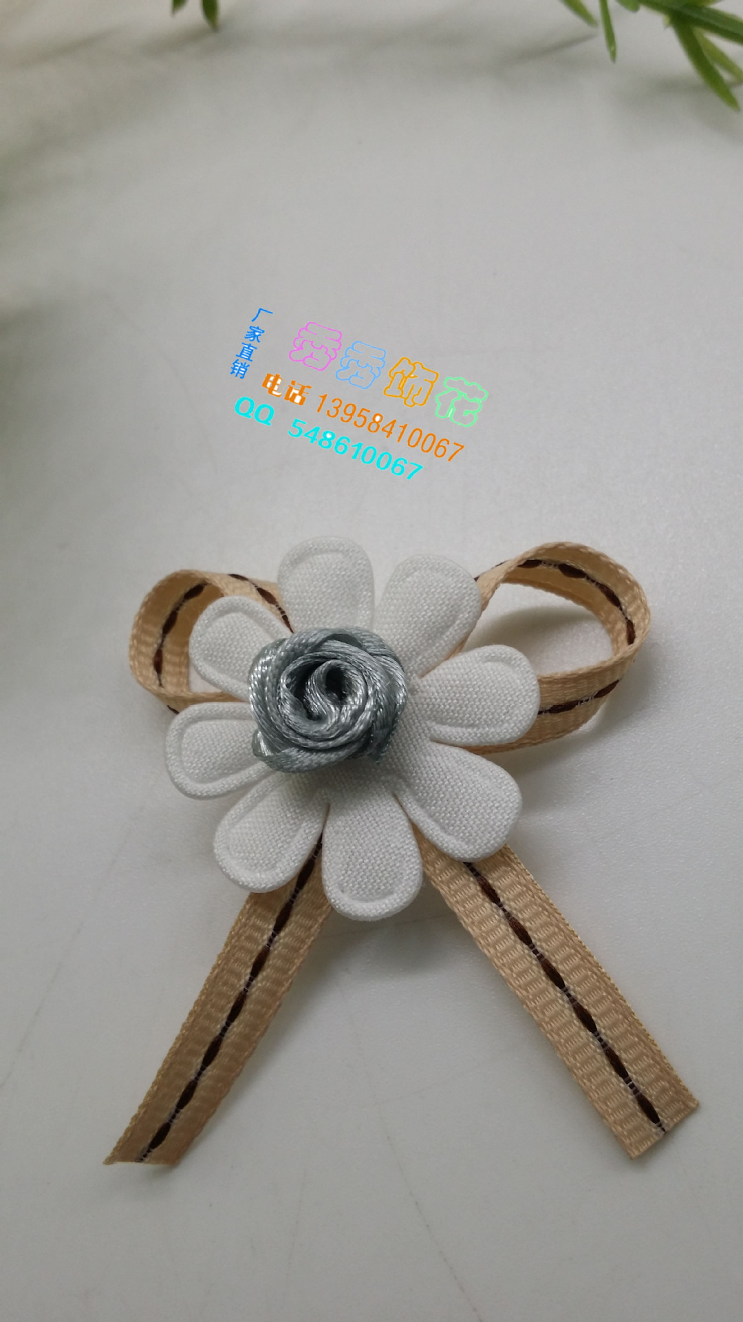 厂家直销2016爆款打底裤袜子装饰花清新浪漫时尚典雅细节图