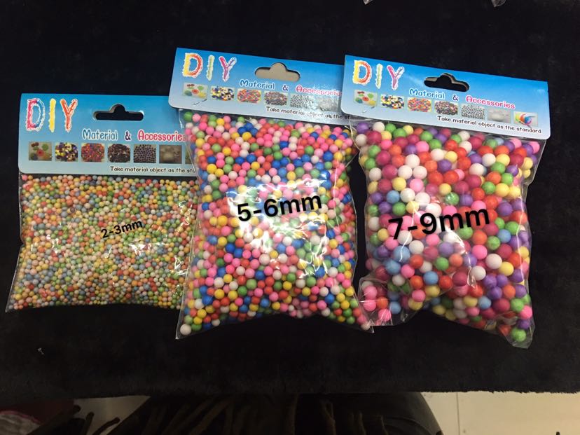 Hand-Matched Educational Toys Dly Other Educational Toys Foam Beads Polyron Foam Granules Color Foam Granules Snowflake Granules Toy Fillers details Picture