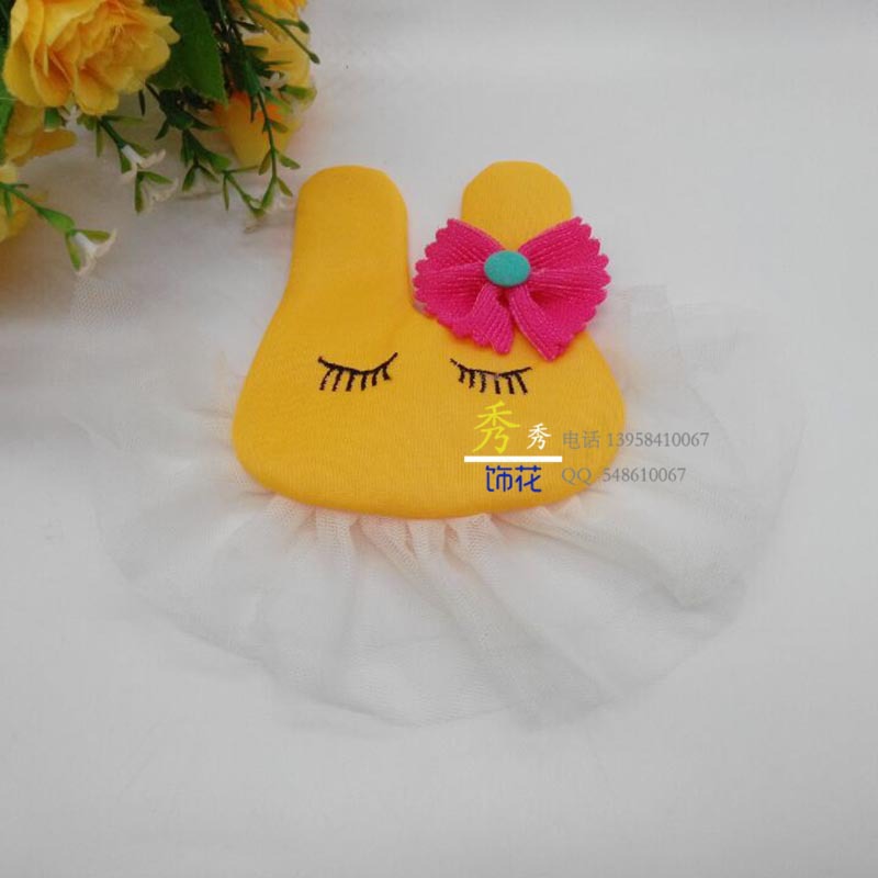 厂家直销 手工布艺 diy材料卡通 儿童服装打底裤围巾袖套饰品配件细节图