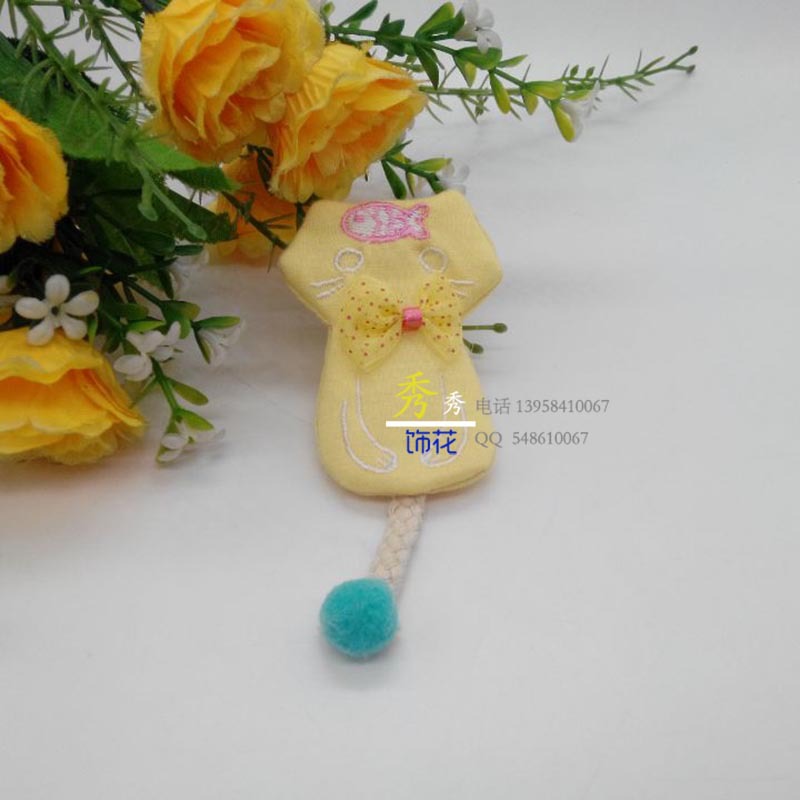 厂家直销 手工布艺 diy材料卡通 儿童服装打底裤围巾袖套饰品配件产品图