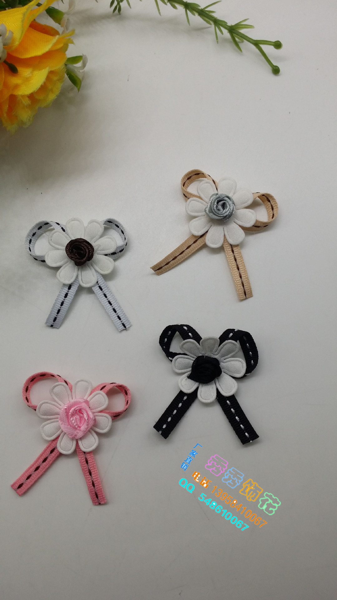 厂家直销2016爆款打底裤袜子装饰花清新浪漫时尚典雅