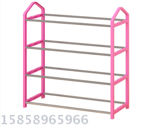 多层三层四层鞋架简约拆装魔术学生宿舍创意3层4层5层鞋架细节图