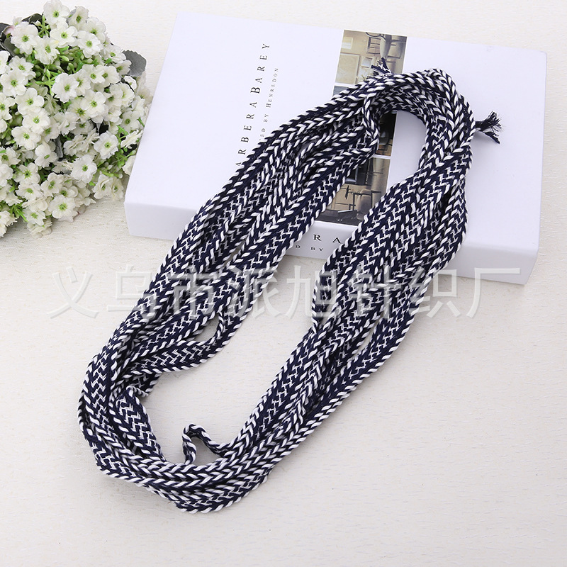 Two-color braided webbing 1.5cm braided webbing [Multiple styles to choose from] Factory direct sales