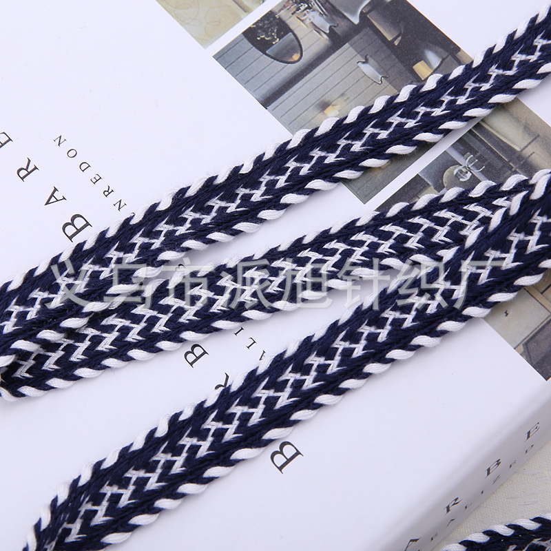 Two-color braided webbing 1.5cm braided webbing [Multiple styles to choose from] Factory direct sales Application Scenario