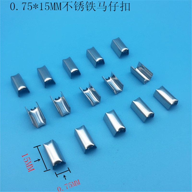 Metal electroplated flat-bottomed round bottom with teeth horse buckle details Picture