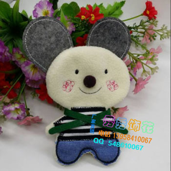 厂家供应DIY绣花卡通公仔儿童打底裤童装辅料 时尚家居饰品配件