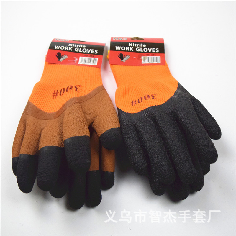 Red lettering gloves Cutting gloves Stabbing gloves Cutting gloves Class 5 stainless steel wire protective gloves