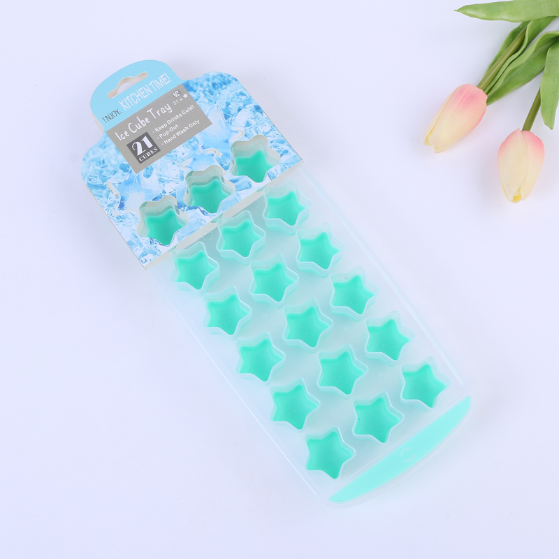 创意彩色冰块制作模具塑料冰格DIY冰块盒家用制冰盒冰模冻冰块盒产品图