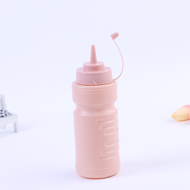 果酱瓶塑料调味瓶罐厨房用品调料瓶番茄酱汁挤压瓶小沙拉蜂蜜带孔细节图