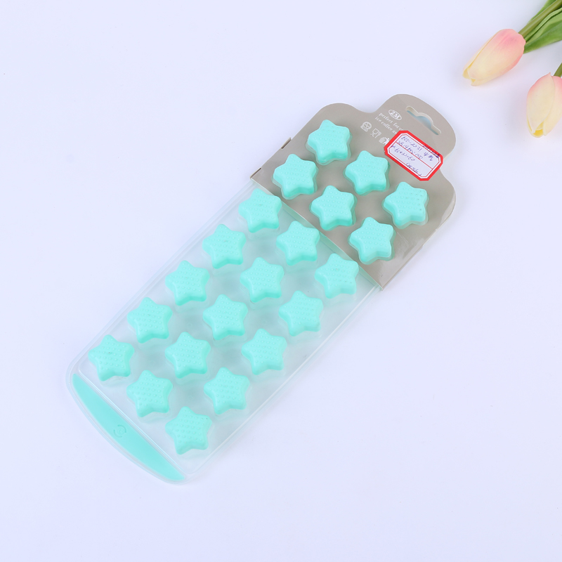 创意彩色冰块制作模具塑料冰格DIY冰块盒家用制冰盒冰模冻冰块盒细节图