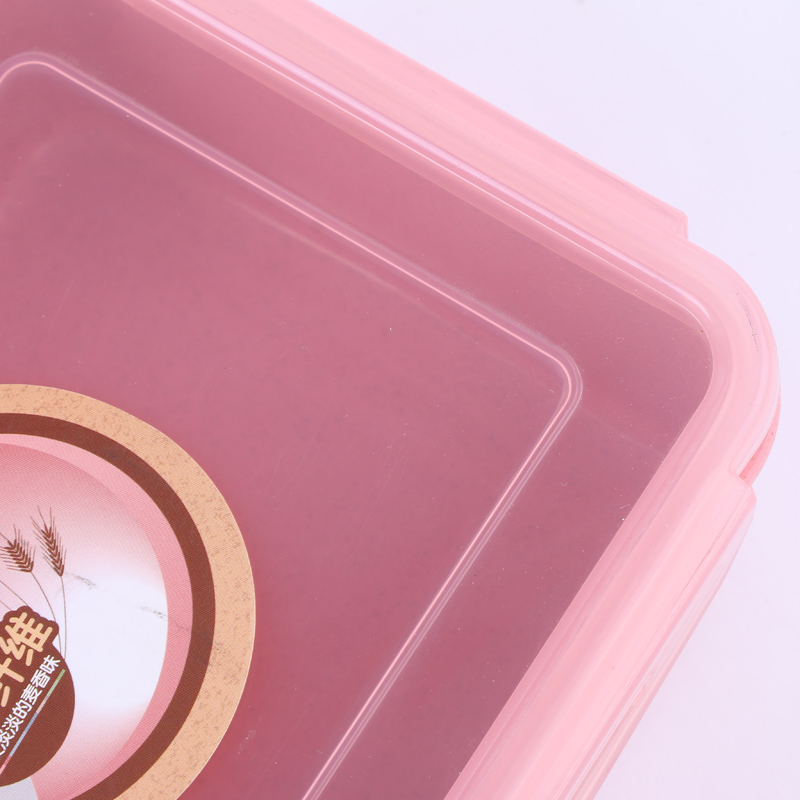 Crisper box with rice box Microwave bento box McRice box Specification drawing